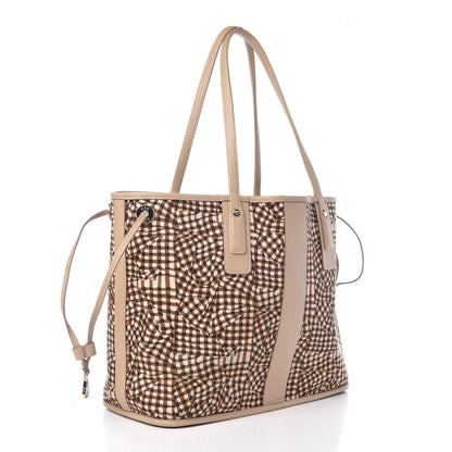 MCM Visetos Medium Liz Reversible Shopper Tote Beige 7 of 12