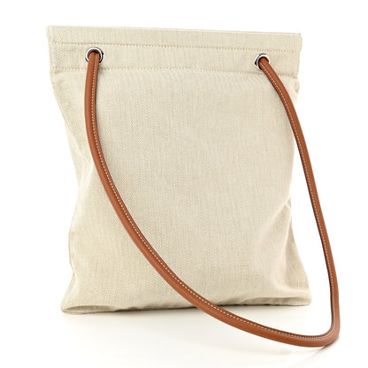 Hermes Canvas Swift Aline Grooming Bag Gold 3 of 10