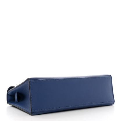 Hermes Swift Kelly Pochette Clutch Bleu Brighton 4 of 10