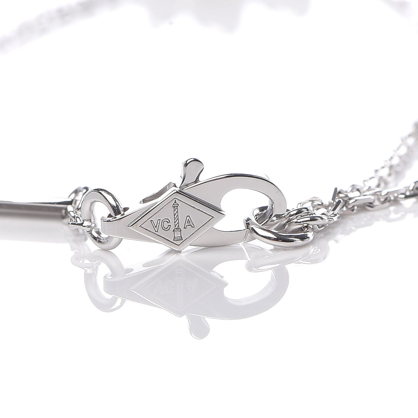 18K White Gold Diamond Mini Frivole Bracelet
