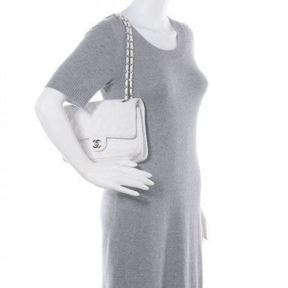 Chanel Caviar Medium Double Flap White 2 of 8