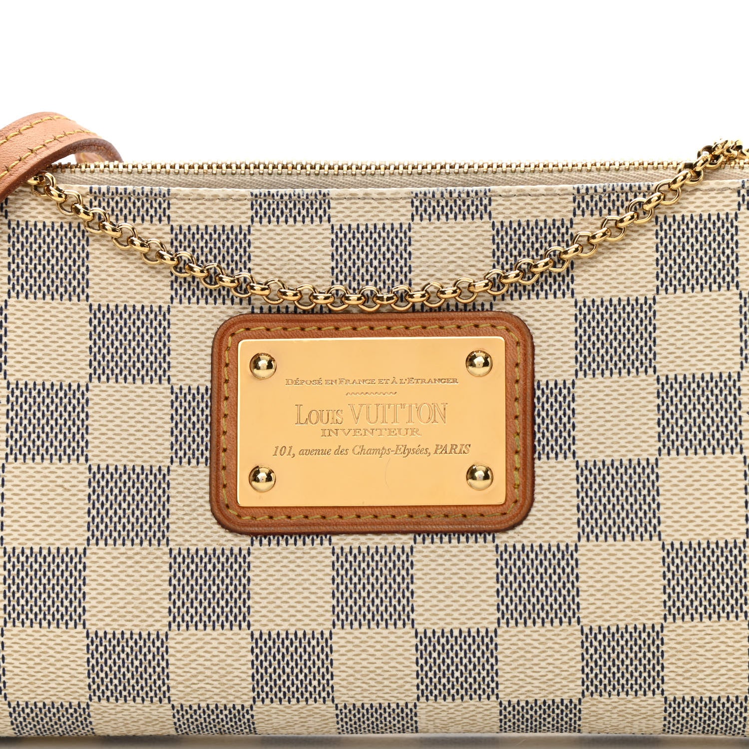 Louis Vuitton Damier Azur Eva Clutch 8 of 9