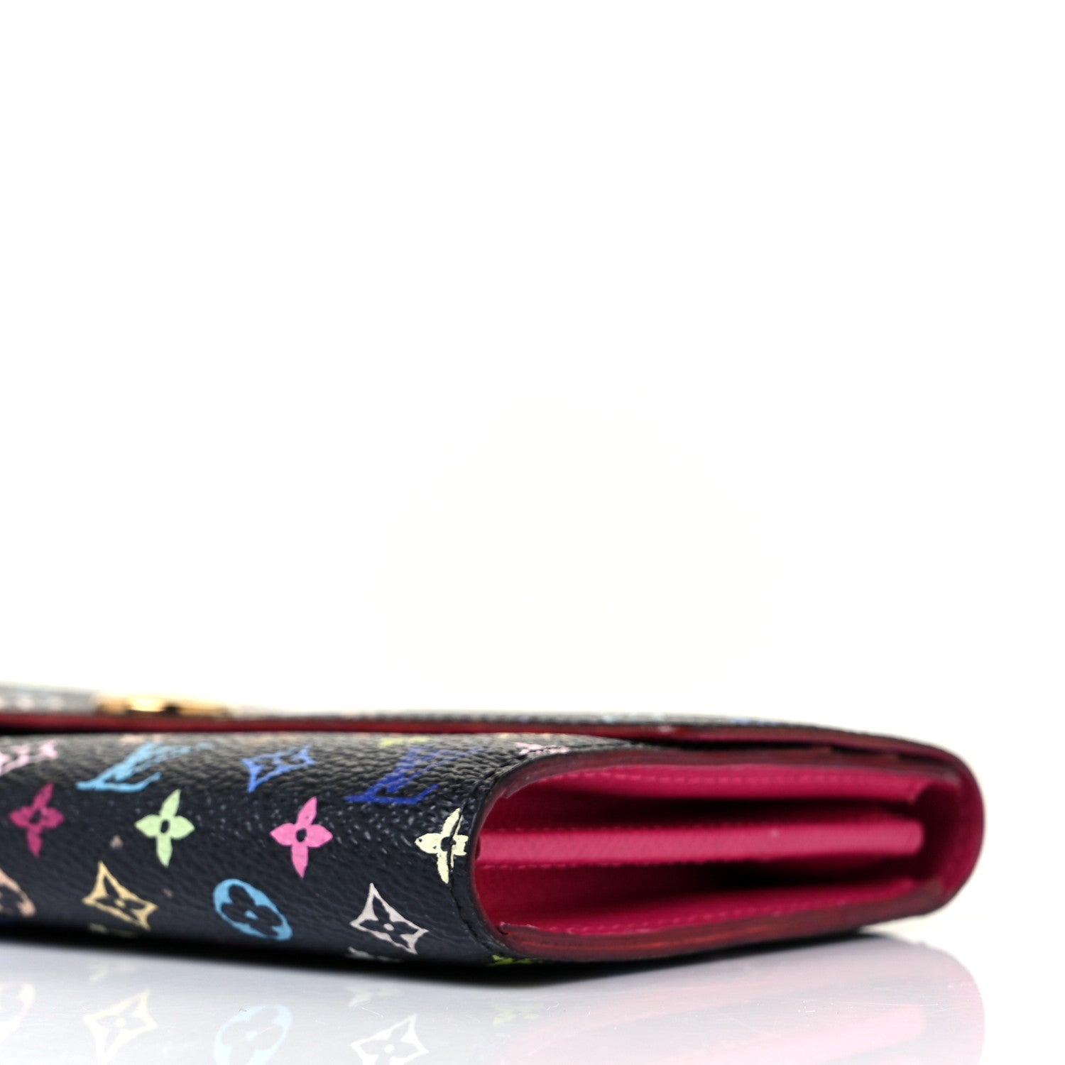 Louis Vuitton Monogram Multicolor Sarah Wallet Black Grenade 8 of 10
