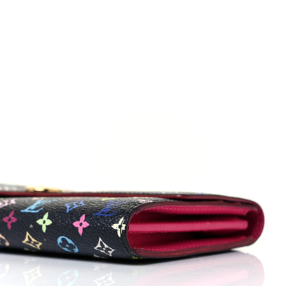Louis Vuitton Monogram Multicolor Sarah Wallet Black Grenade 8 of 10