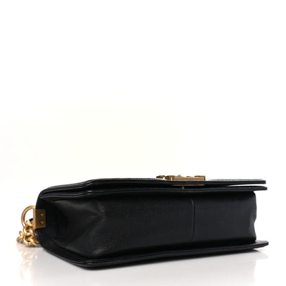 Chanel Caviar Quilted Medium Boy Flap Black 4 of 9