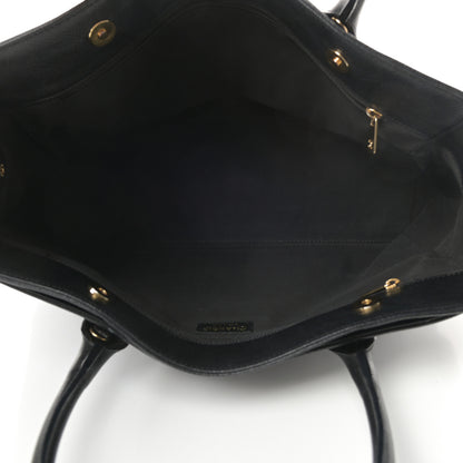 Chanel Calfskin Cerf Executive Shopper Tote Black 5 of 17