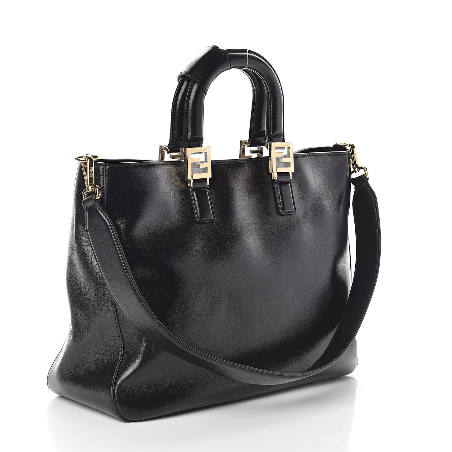 Vitello Glacier Medium FF Tote Black