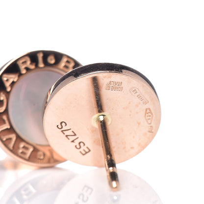 Bulgari 18K Rose Gold Mother of Pearl BVLGARI BVLGARI Stud Earrings 5 of 5
