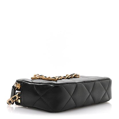 Chanel Caviar Quilted Top Handle Phone Holder With Chain Black 4 of 12