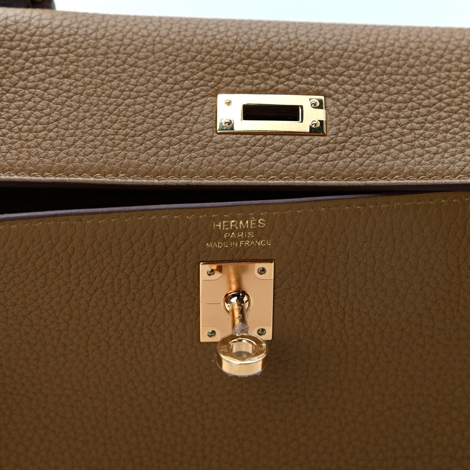 Hermes Togo Kelly Retourne 25 Bronze Dore 6 of 9