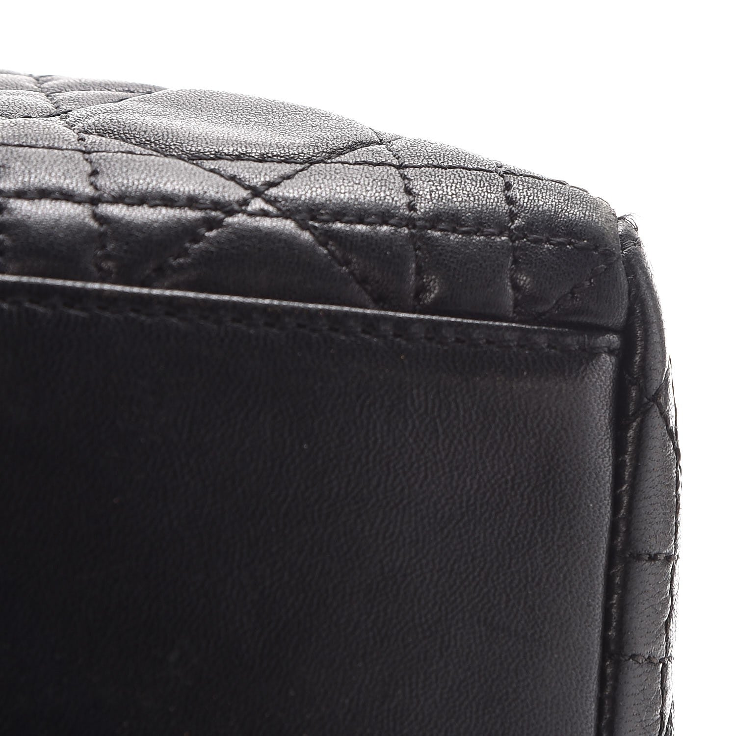 Christian Dior Lambskin Cannage Medium Lady Dior Black 11 of 11