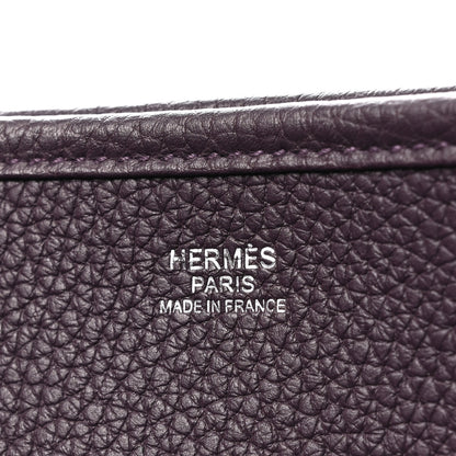 Hermes Taurillon Clemence Evelyne III TGM Prune 6 of 10