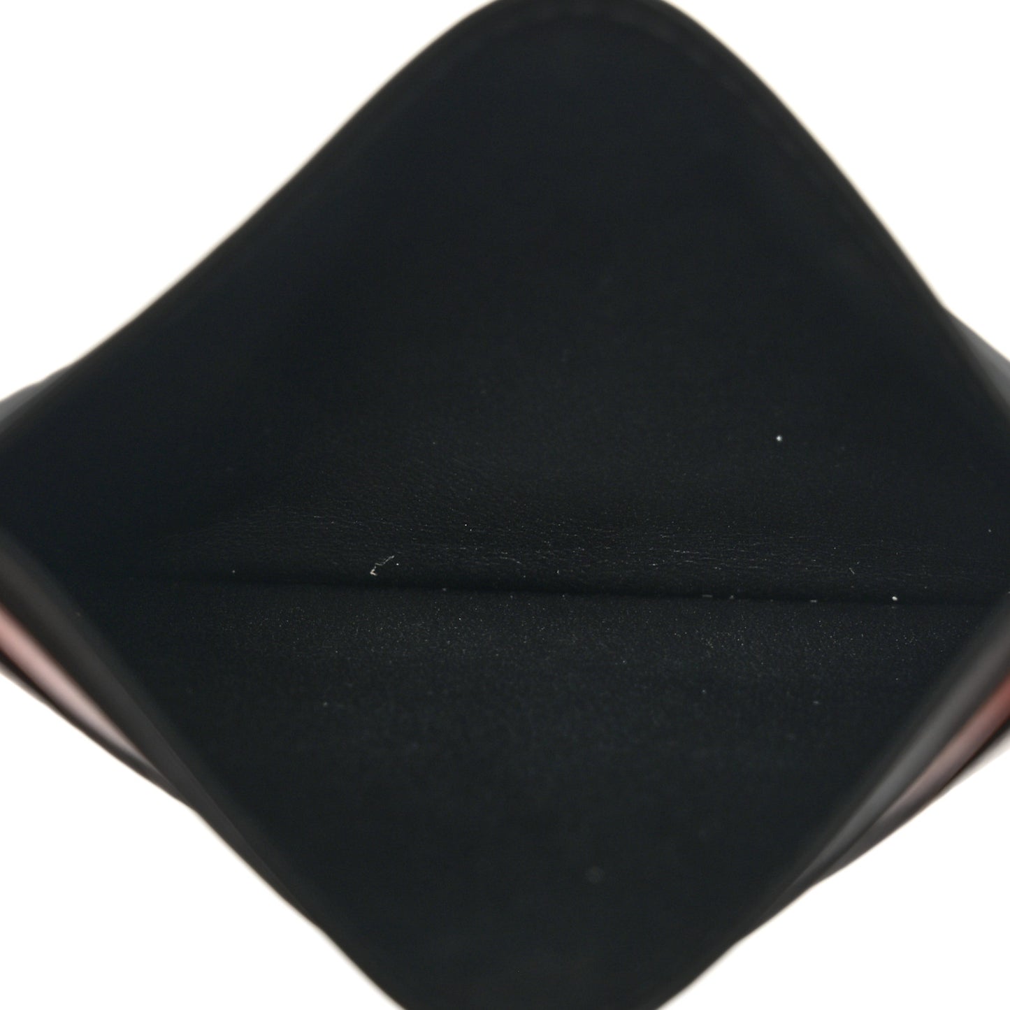Calfskin Puzzle Colorblock Card Holder Black Mulitcolor