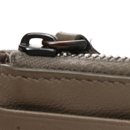 Bottega Veneta Calfskin Intrecciato Zip Card Holder Shadow 10 of 13