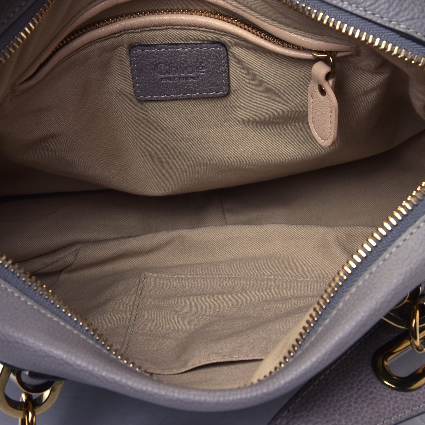 Calfskin Medium Paraty Cashmere Grey