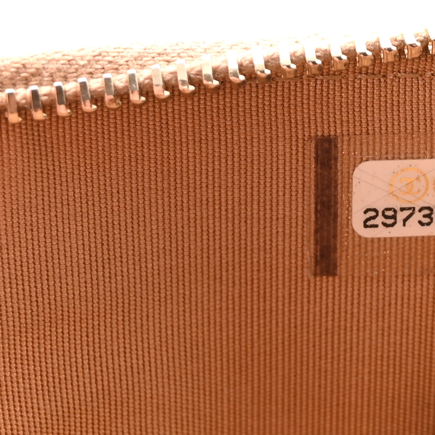 Chanel Lambskin Quilted Classic Zip Boy Pouch Beige 7 of 8