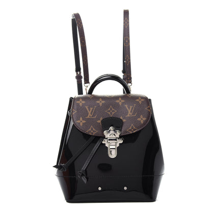 Louis Vuitton Patent Monogram Hot Springs Backpack Black 1 of 10
