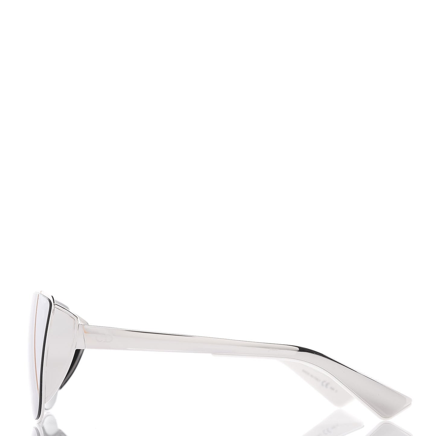 Metal Mirrored Futurist Sunglasses Silver
