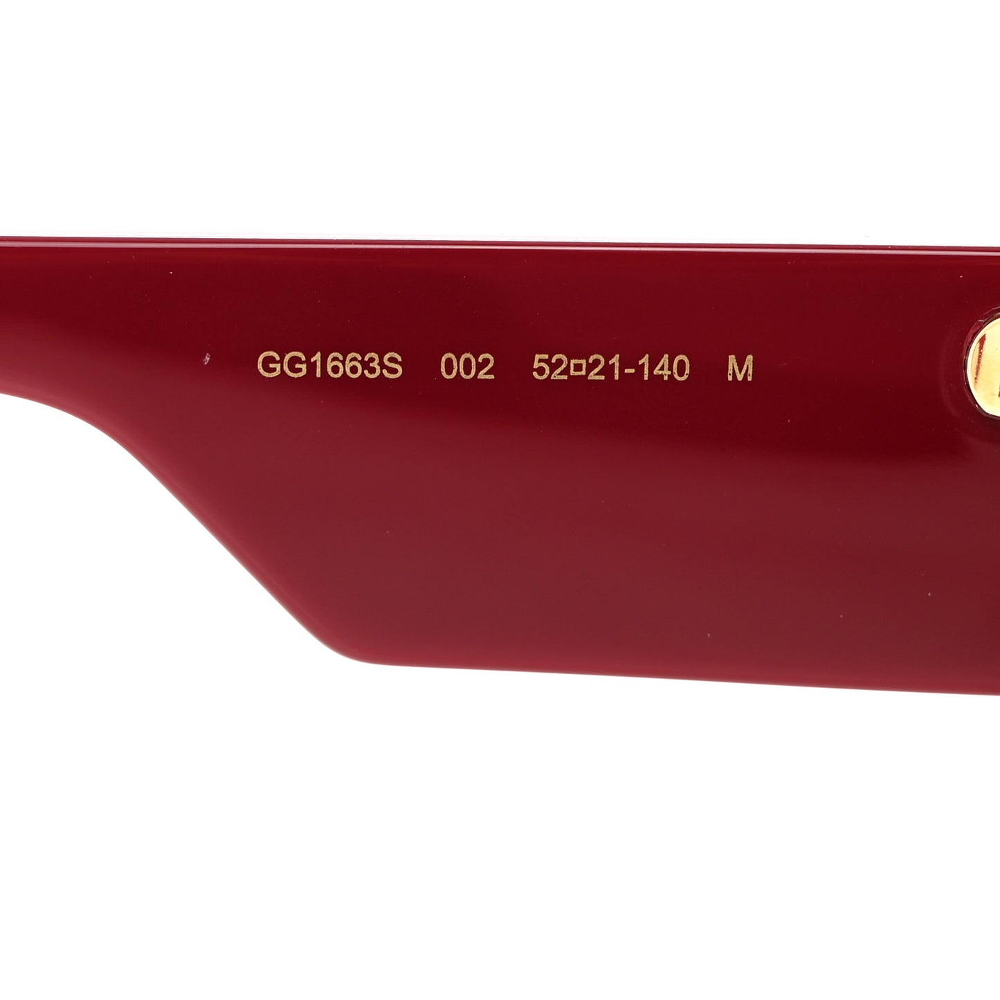 Acetate Square Frame Sunglasses GG1663S Tortoiseshell