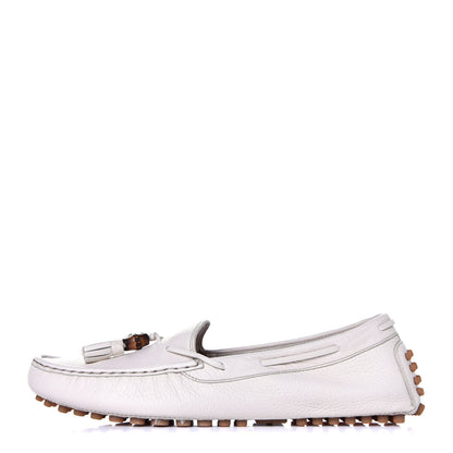 Gucci Calfskin Womens Loafers 41 White 1 of 10
