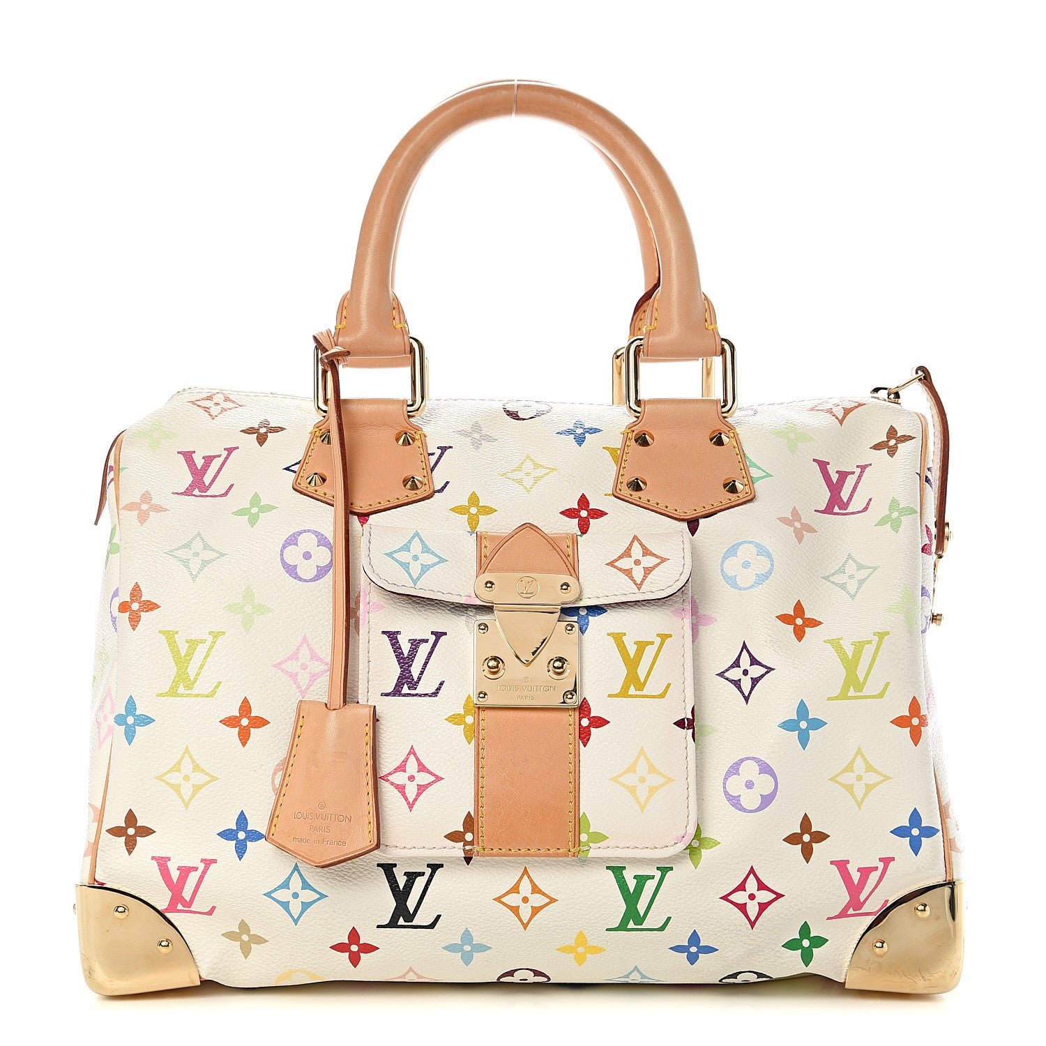 Louis Vuitton Monogram Multicolor Speedy 30 White 1 of 8