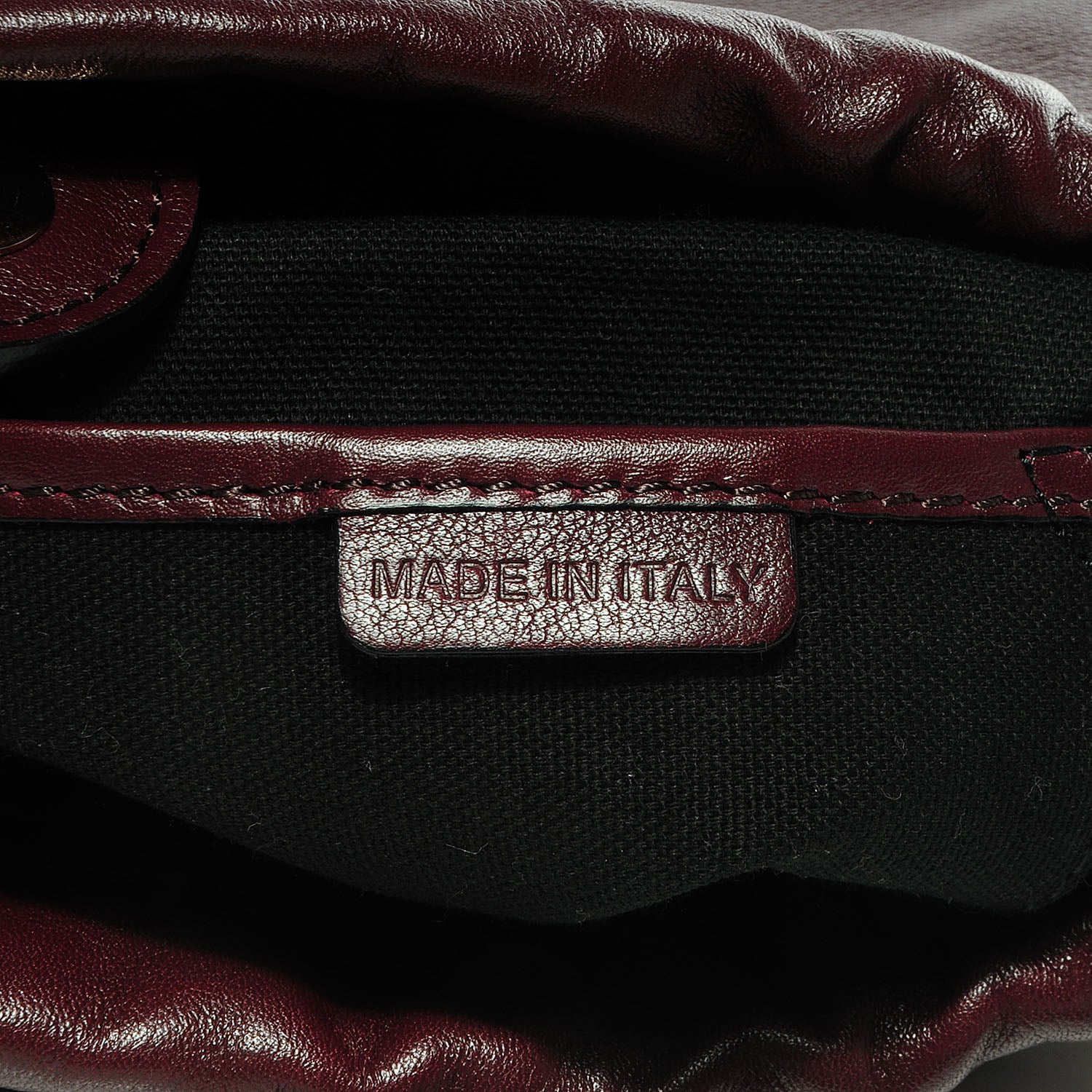 Burberry Calfskin House Check Little Crush Deep Claret 11 of 12