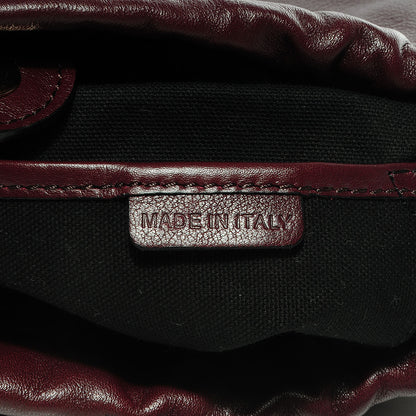 Burberry Calfskin House Check Little Crush Deep Claret 11 of 12