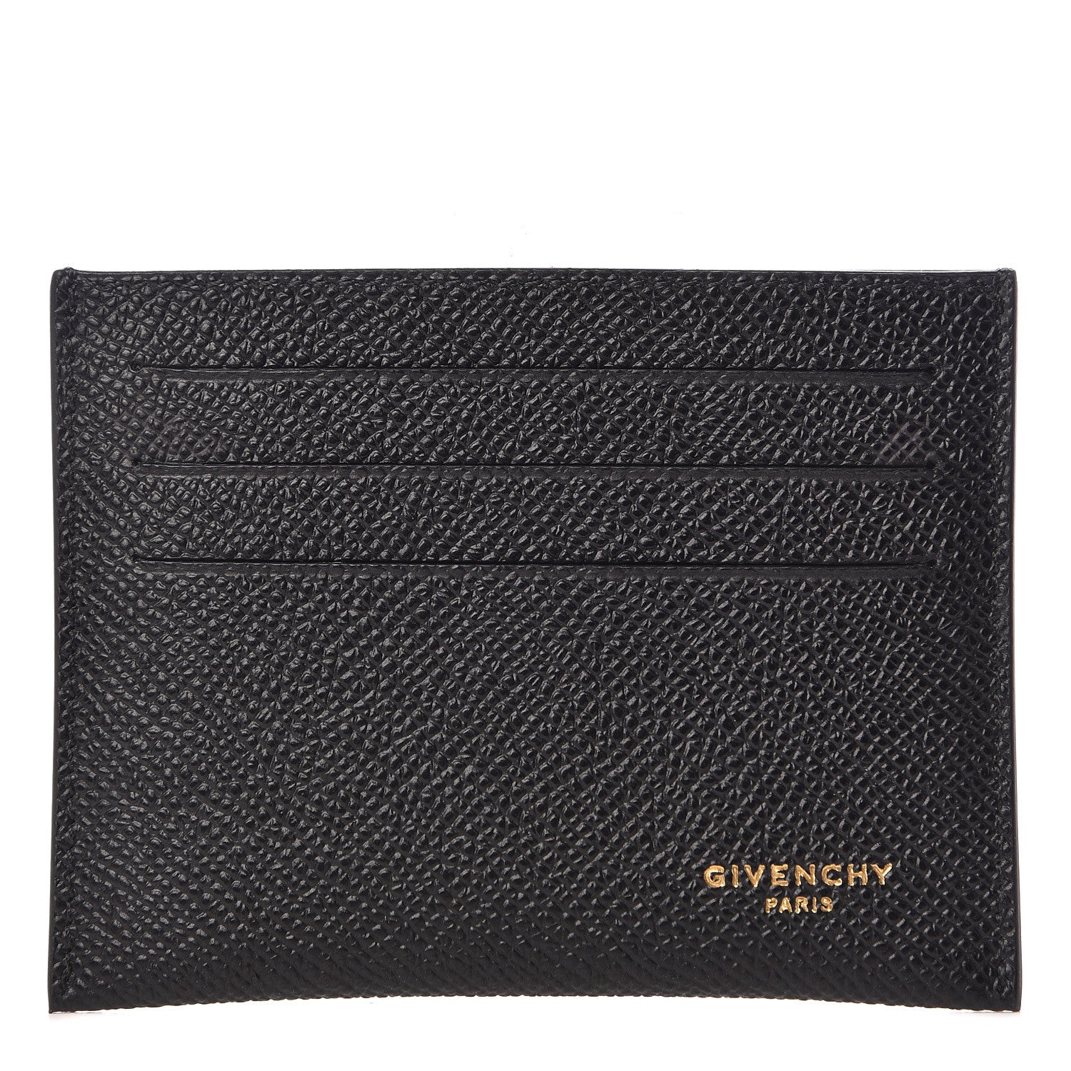 Givenchy Grained Calfskin Card Holder Black 1 of 7