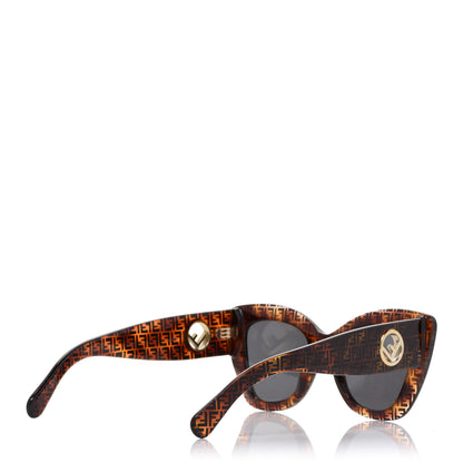 Fendi Acetate F is Fendi FF 51mm Cat Eye Sunglasses 0327/S Tortoise Camouflage 4 of 7