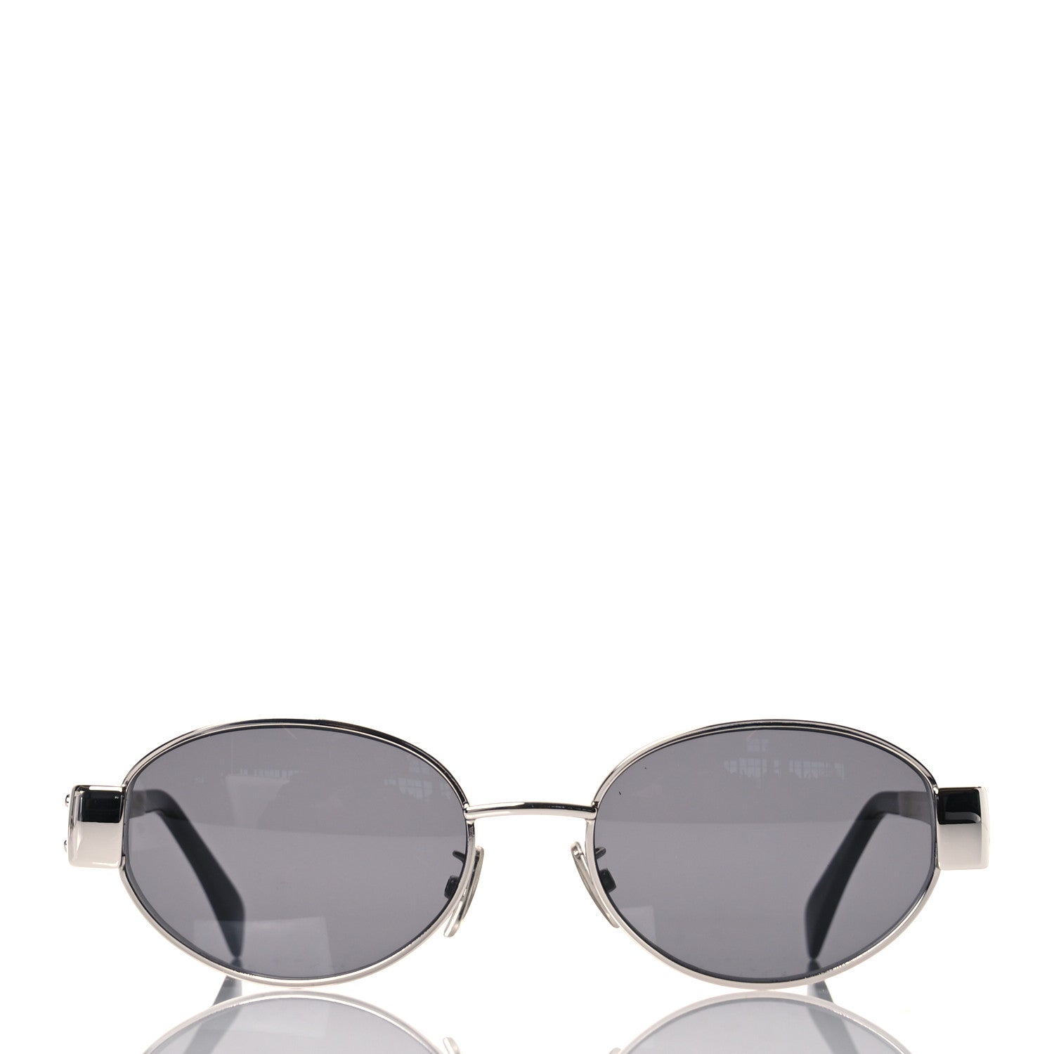 Celine Metal Triomphe 01 Sunglasses CL40235U Silver Black 2 of 8