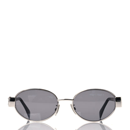 Celine Metal Triomphe 01 Sunglasses CL40235U Silver Black 2 of 8