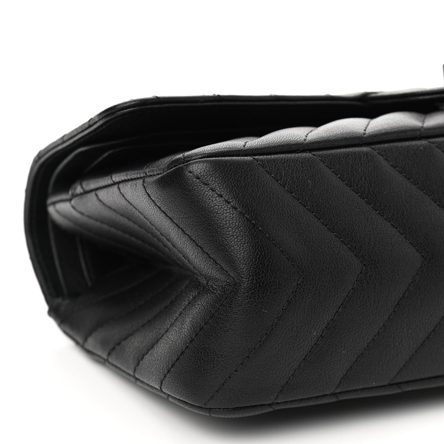 Sheepskin Chevron Quilted 2.55 Reissue 225 Double Flap So Black