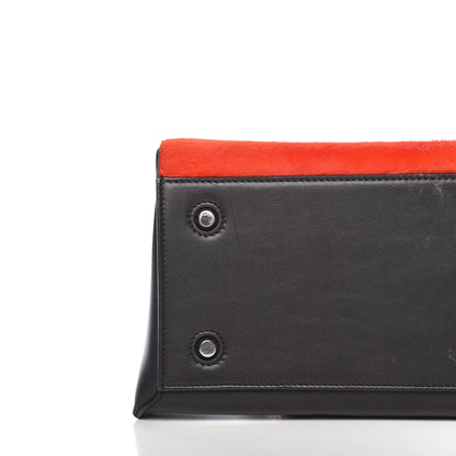 Celine Pony Hair Medium Edge Shoulder Bag Vermillion 11 of 13