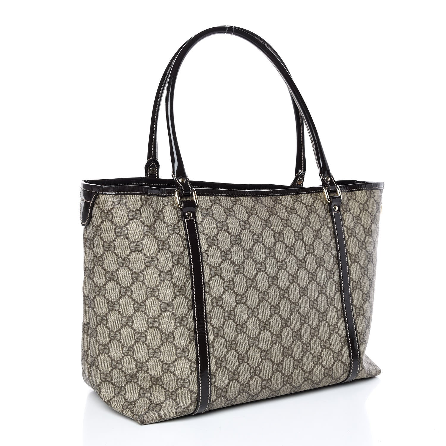 Gucci GG Plus Monogram Medium Joy Tote Dark Brown 3 of 9