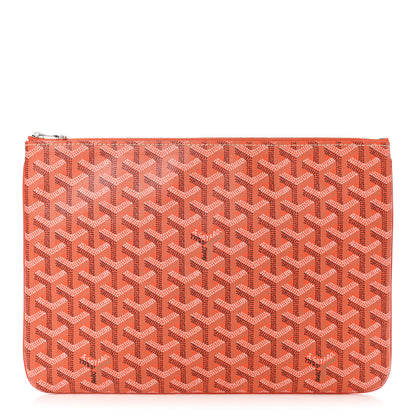 Goyard Goyardine Senat Pochette MM Orange 1 of 7