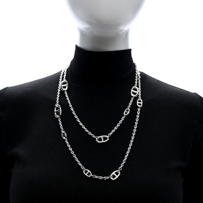 Hermes Sterling Silver Farandole Necklace 120 2 of 5