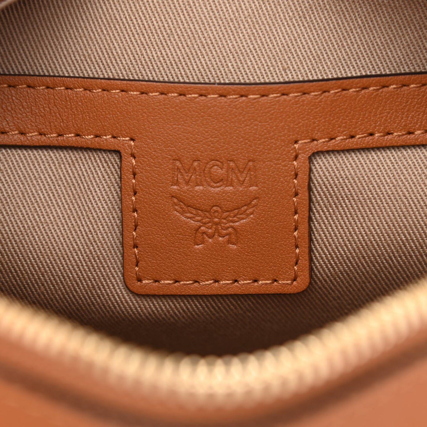 Visetos Camera Crossbody Bag Cognac