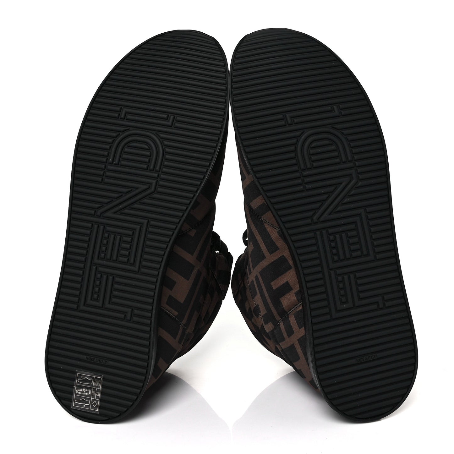 Nylon FF Reloaded High Top Sneakers 39 Tobacco Black