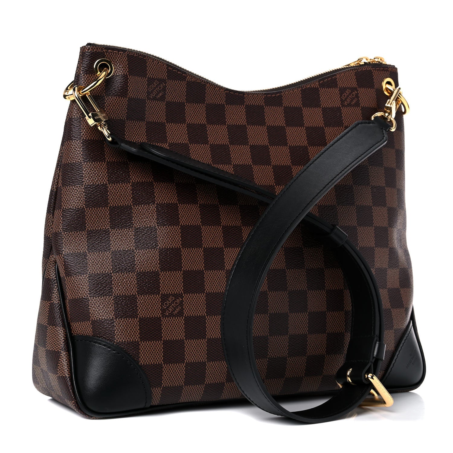 Louis Vuitton Damier Ebene Odeon MM Black 3 of 8