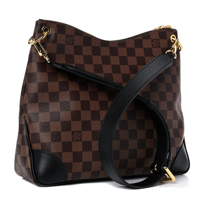 Louis Vuitton Damier Ebene Odeon MM Black 3 of 8