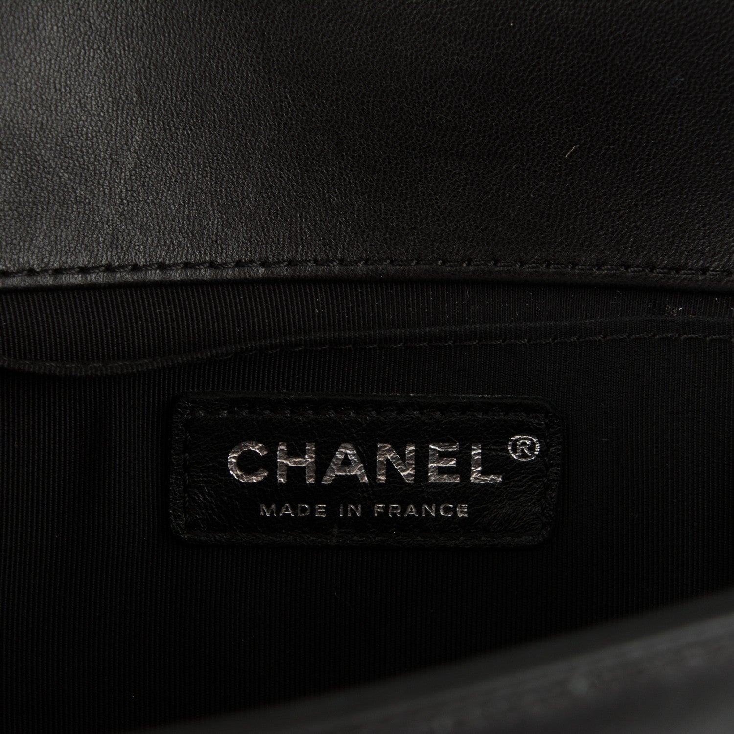 Chanel Lambskin Quilted Medium Boy Flap Black 7 of 8
