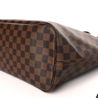 Louis Vuitton Damier Ebene Neo Neverfull MM Rose Ballerine 10 of 10