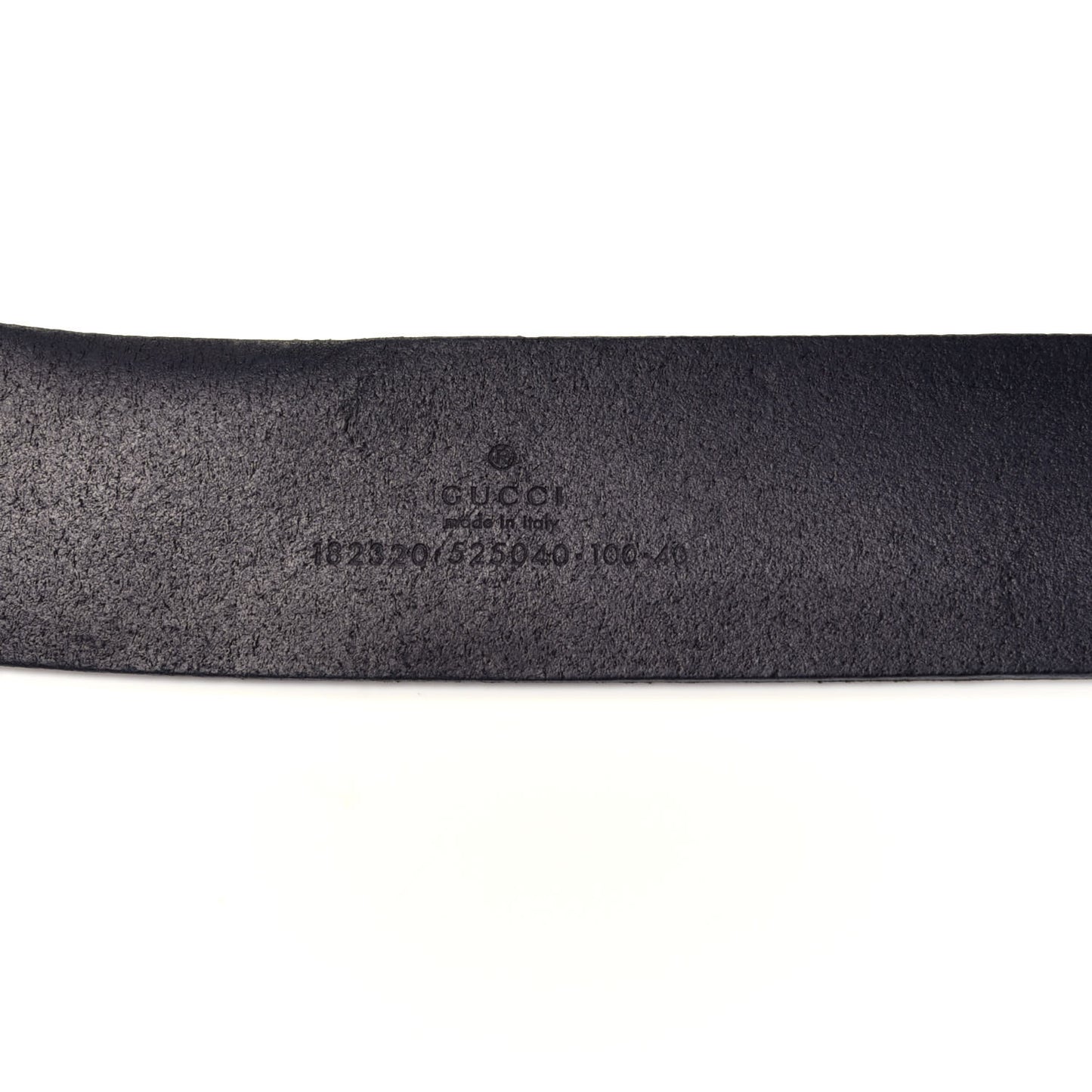 Calfskin Square G Belt 100 40 Black