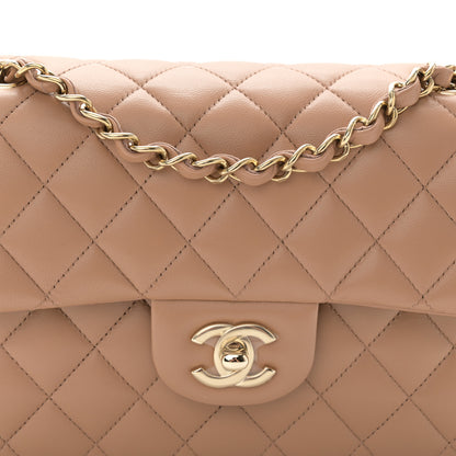 Chanel Lambskin Quilted Small Double Flap Beige 8 of 11