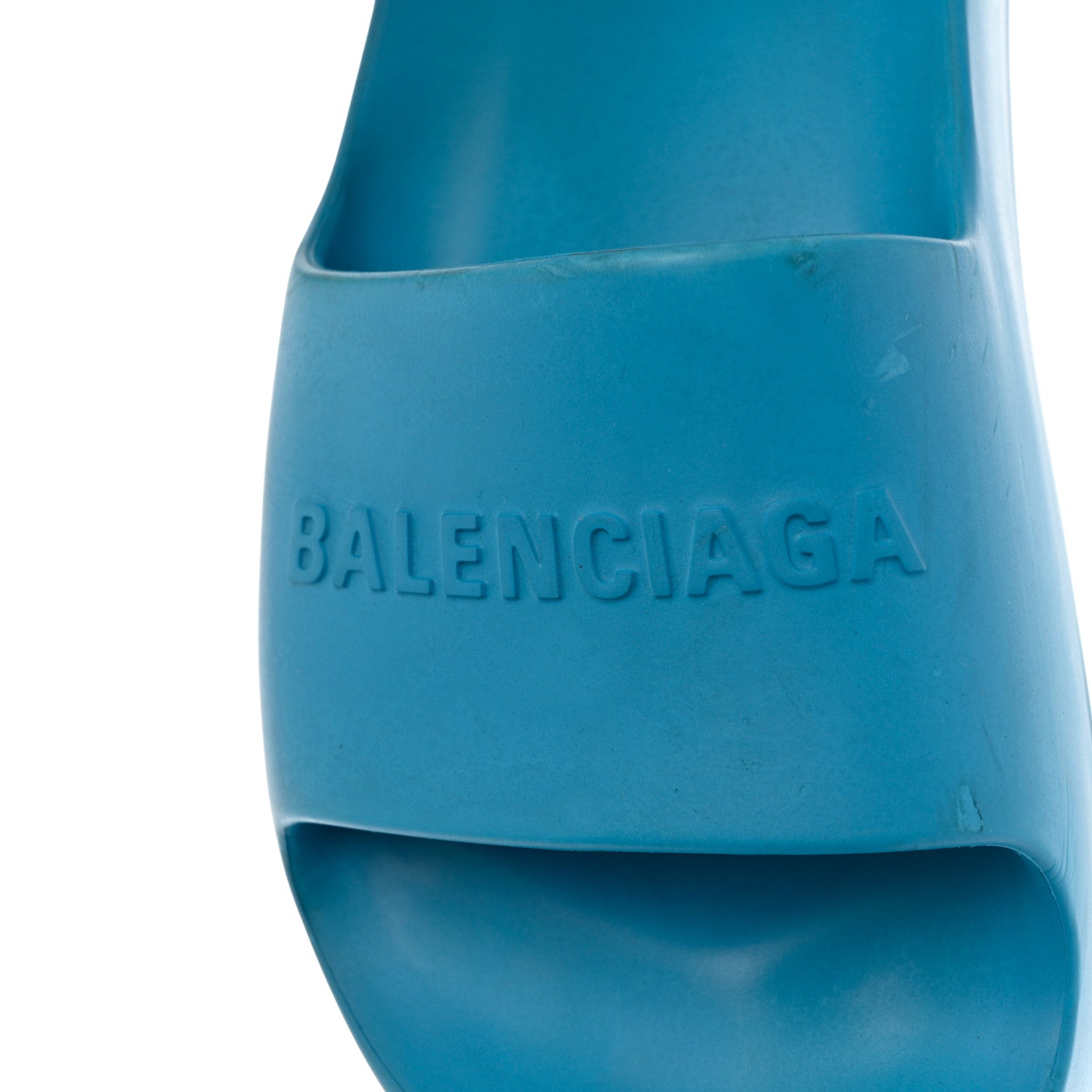 Balenciaga Rubber Womens Chunky Slide Sandals 40 7 of 12