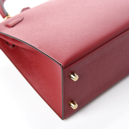 Hermes Epsom Kelly Sellier 25 Rouge Grenat 13 of 39