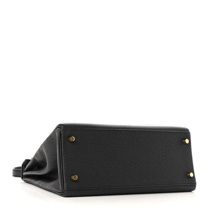 Hermes Togo Kelly Retourne 28 Black 4 of 11