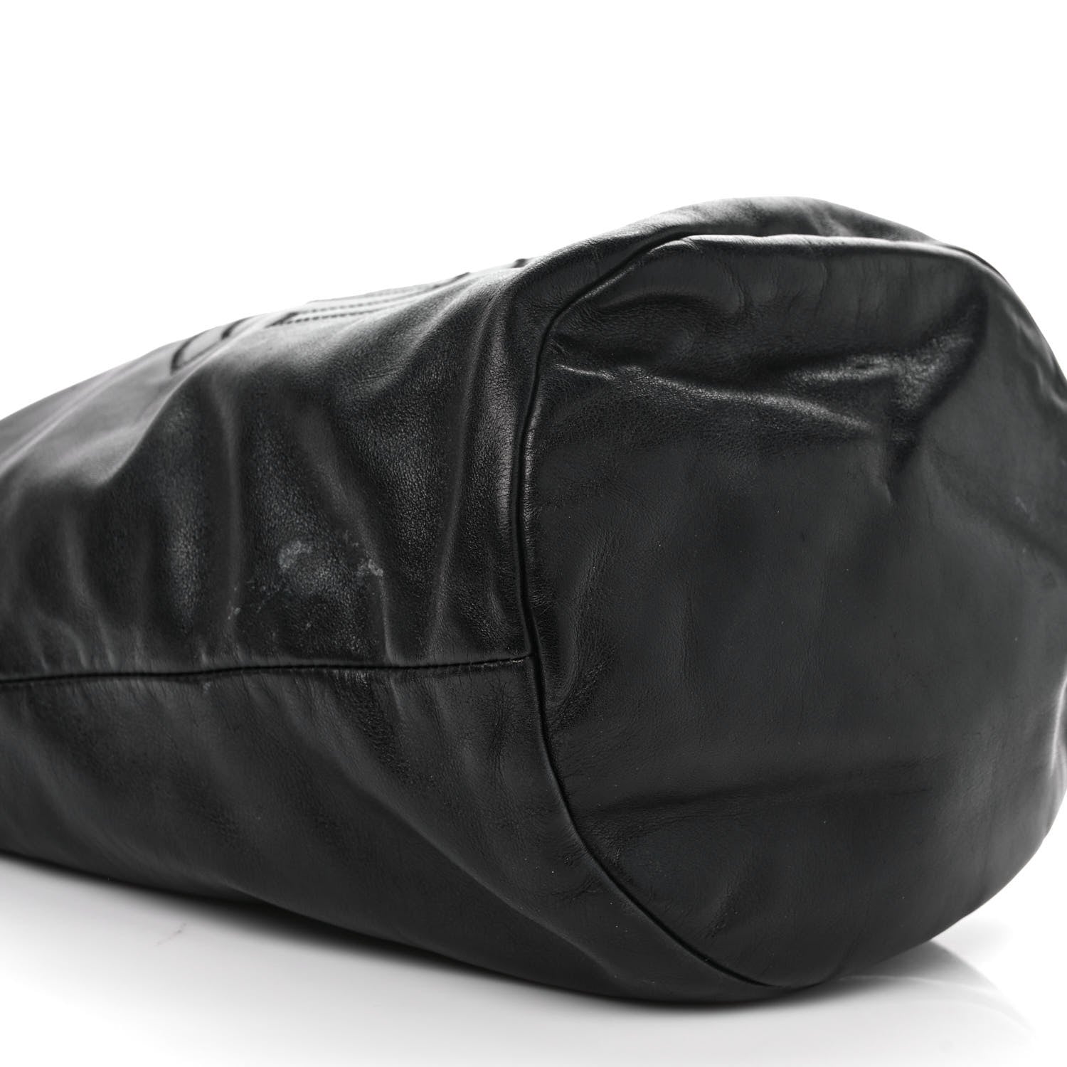 Chanel Calfskin CC Bucket Bag Black 8 of 12