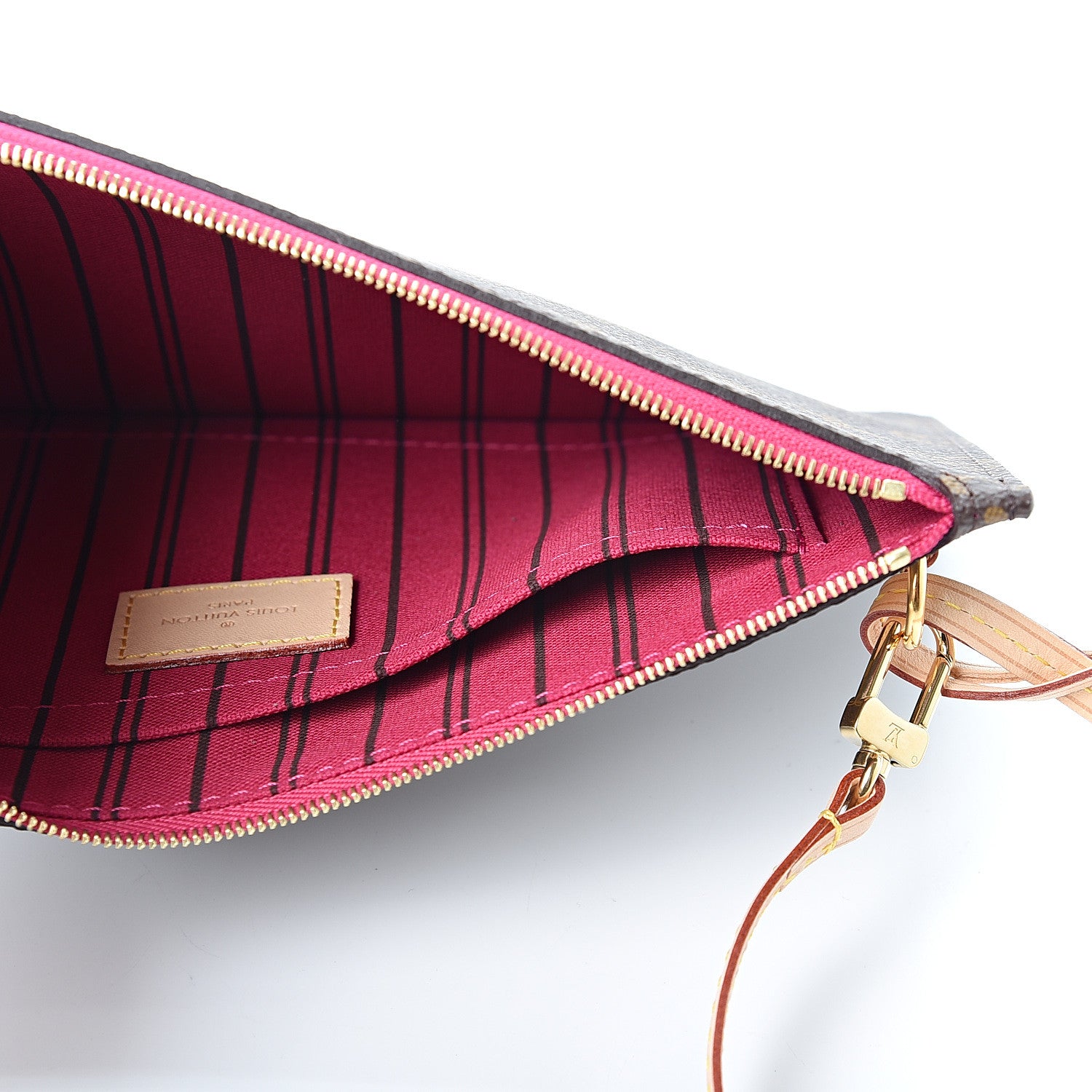 Louis Vuitton Monogram Neverfull MM GM Pochette Pivoine 4 of 8