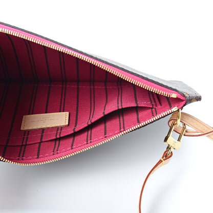 Louis Vuitton Monogram Neverfull MM GM Pochette Pivoine 4 of 8
